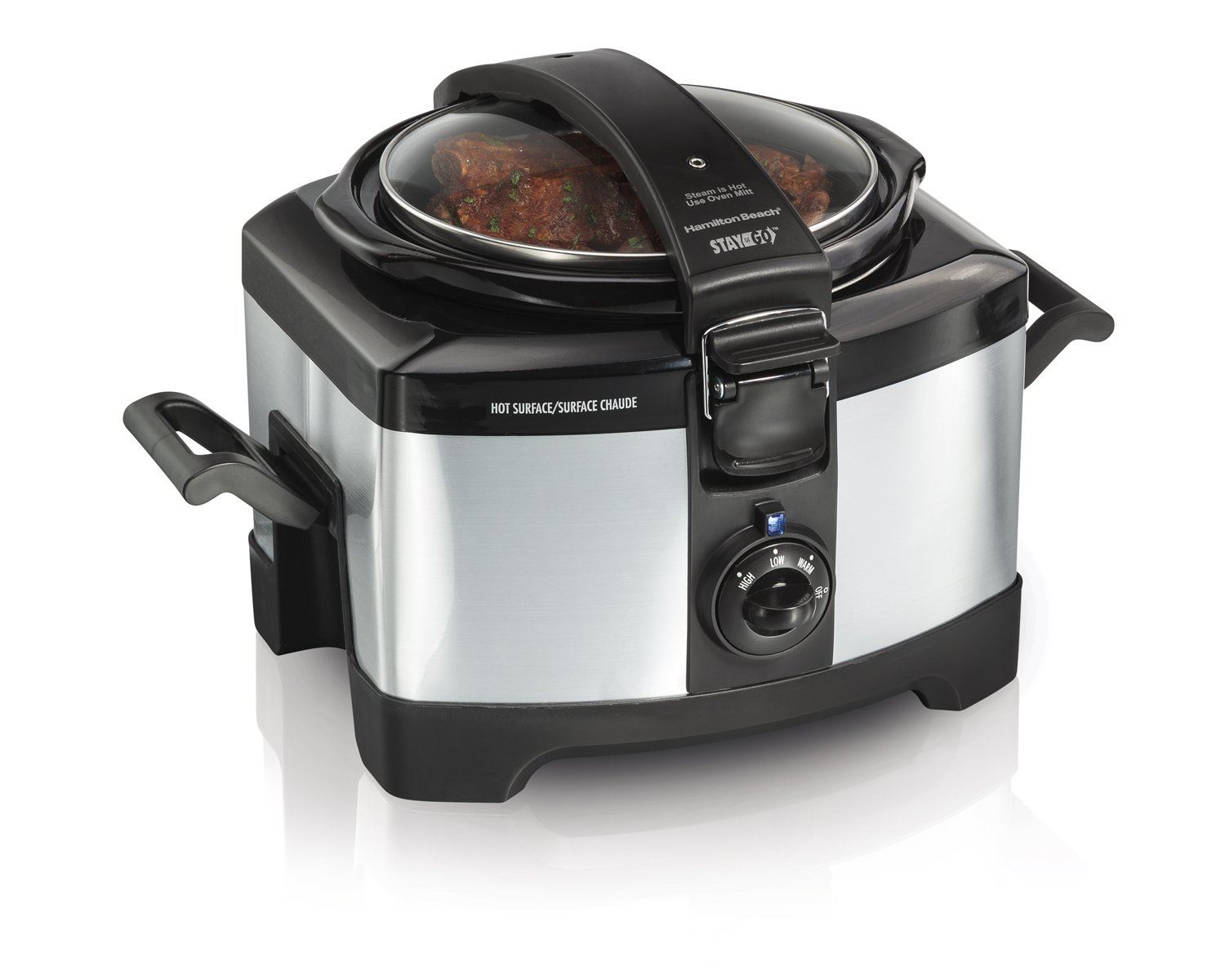 New Hamilton Beach 4 Qt. Connectable Square Slow Cooker, 33540A eBay