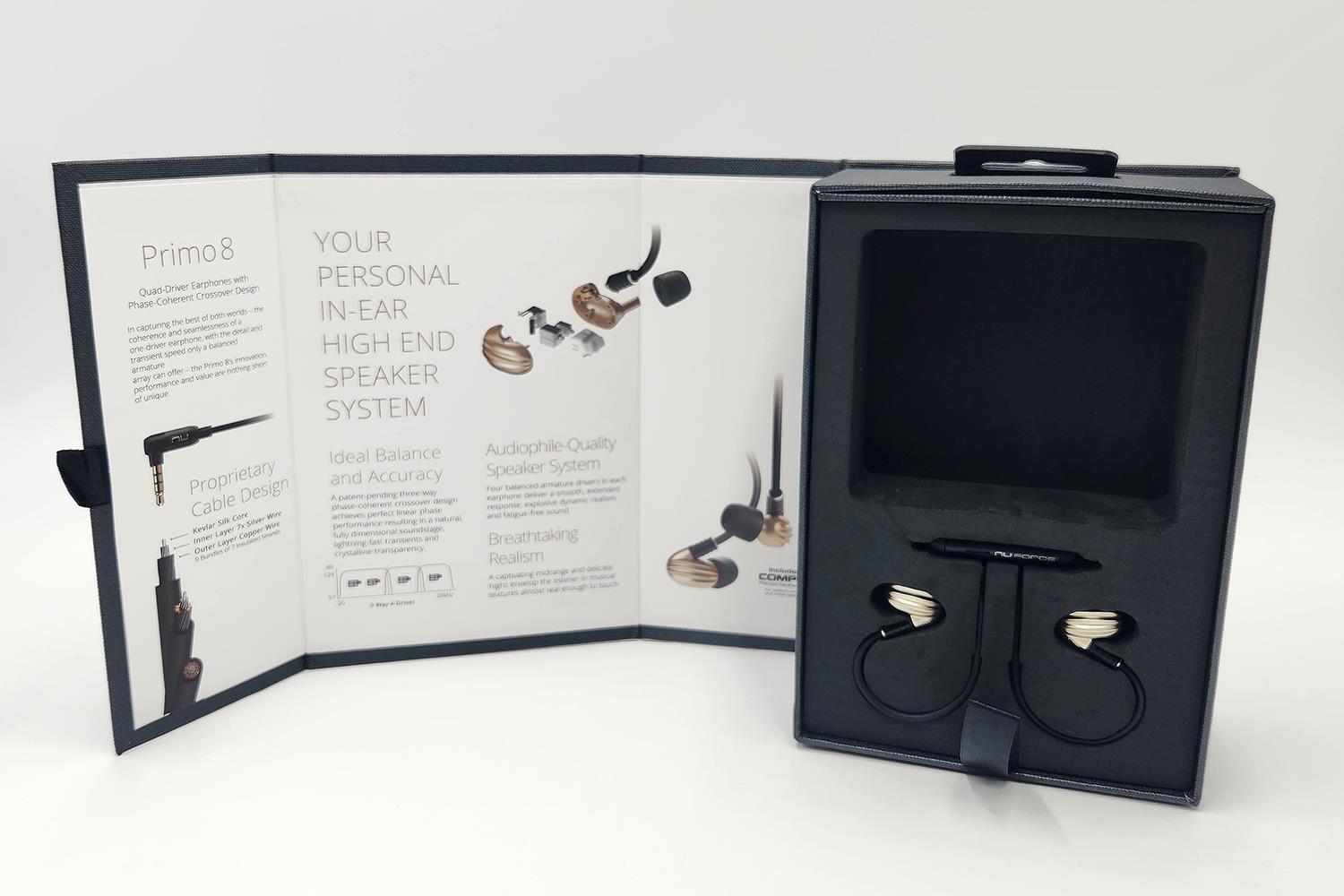 NuForce Primo8 Quad-Driver Earphones Gold | eBay