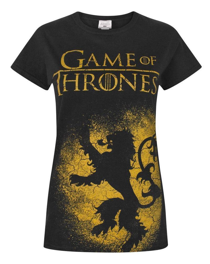 4 HOUSES OF THRONES LADIES T-SHIRT GAME OF WESTEROS STARK TARGARYEN LANNISTER