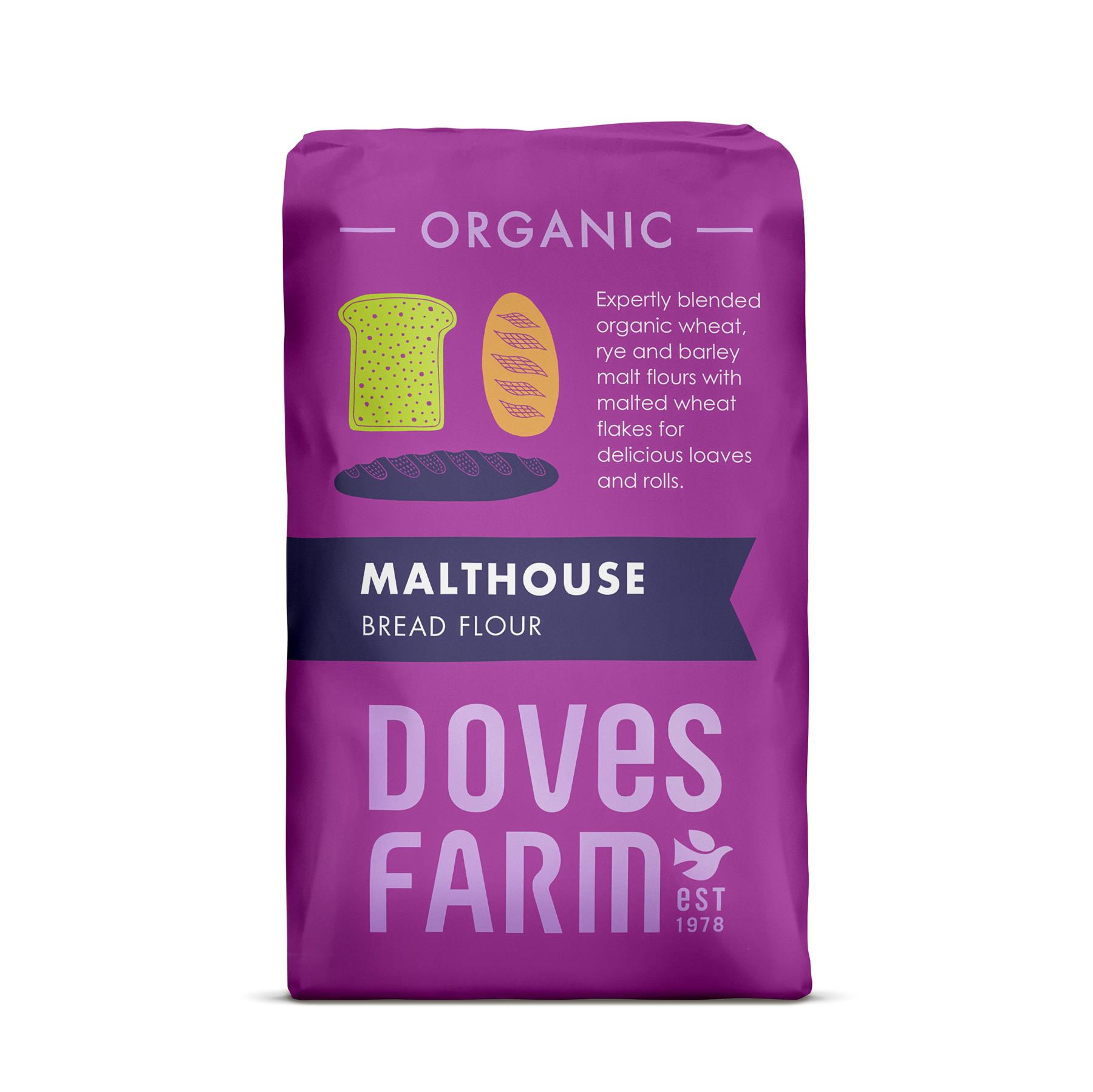 Doves Farm Organic Flour 1kg - 12 Types Available - Choose Your Favorite - Picture 6 of 15
