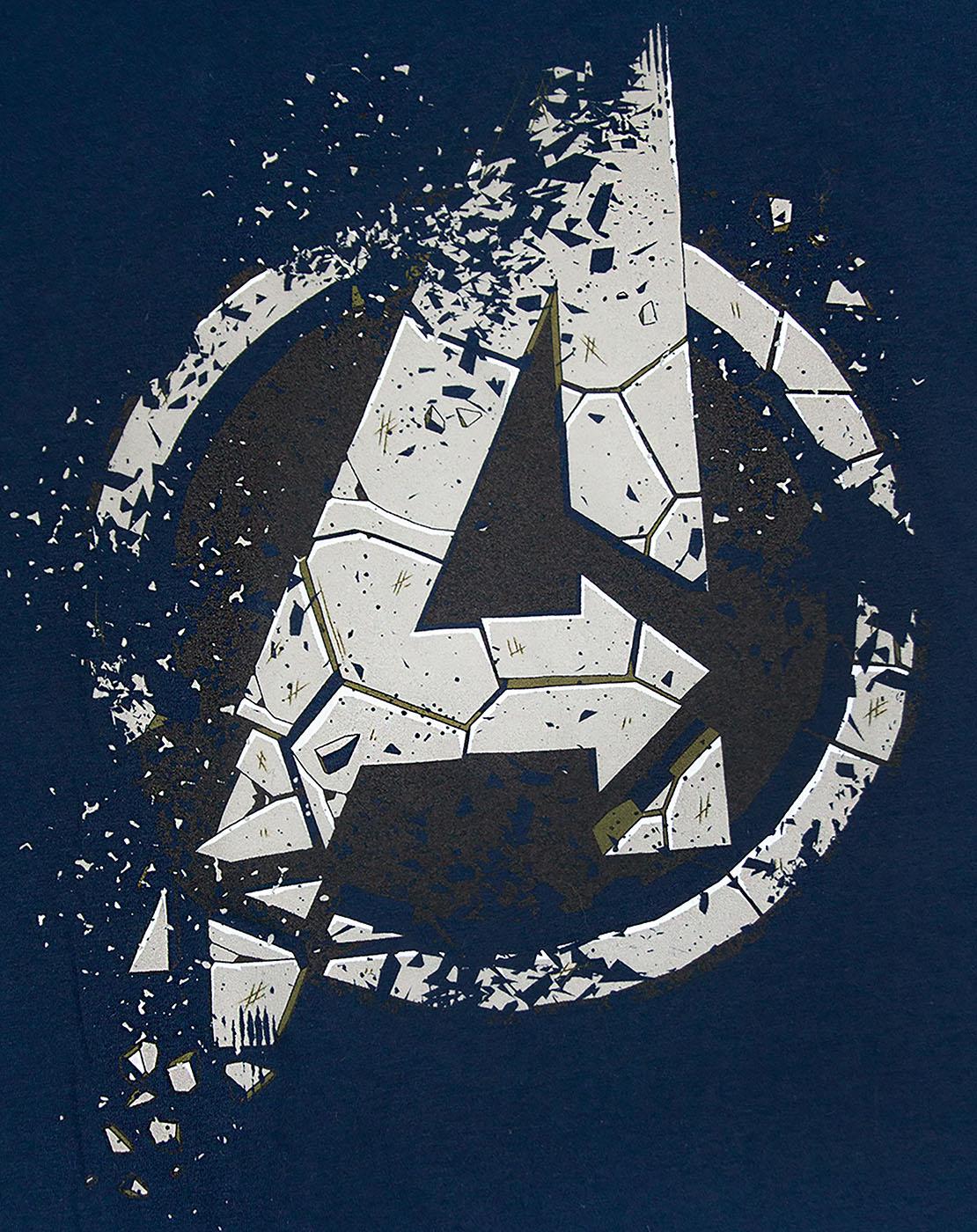 war ebay hoodie avengers infinity End capuche à Game bleu Un Avengers Eroded Marvel sweat