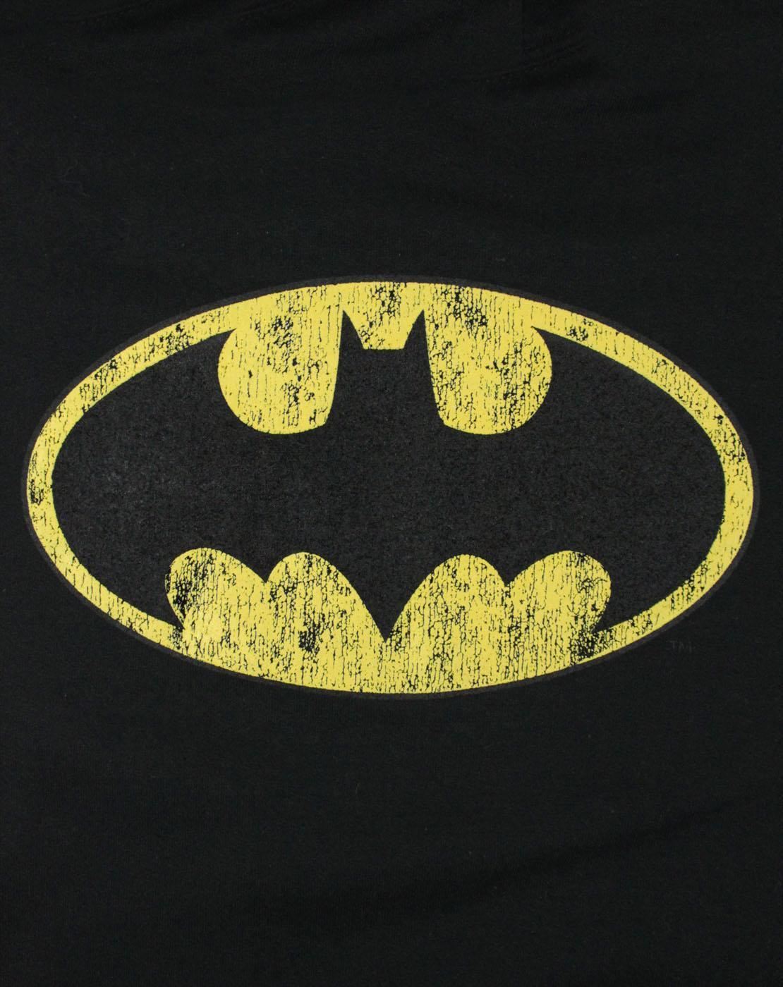 Officially Licensed Batman Distressed Logo Hoodie S-XXL Sizes
