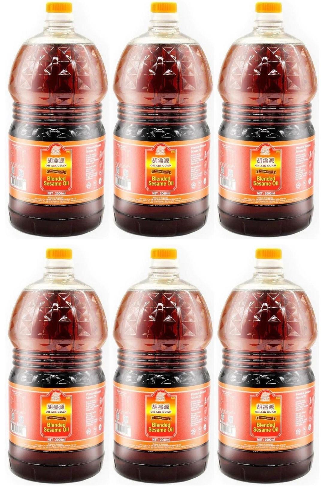 Oh Aik Guan Blended Sesame Oil - 2L ( Pack of 1 to 6 ) - Bulk Buy - Picture 5 of 5