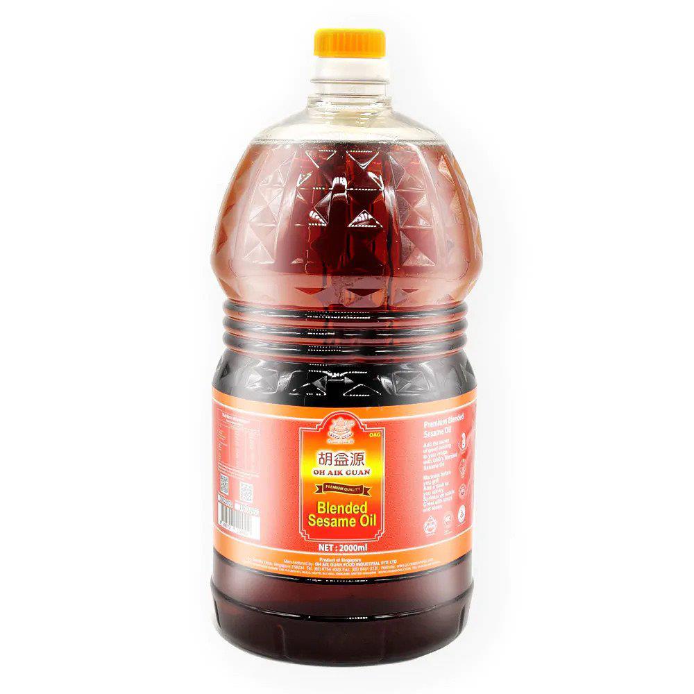 Oh Aik Guan Blended Sesame Oil - 2L ( Pack of 1 to 6 ) - Bulk Buy - Picture 2 of 5