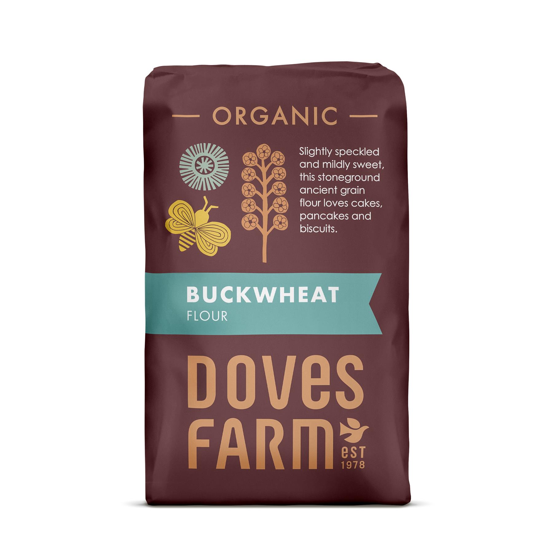 Doves Farm Organic Flour 1kg - 12 Types Available - Choose Your Favorite - Picture 2 of 15