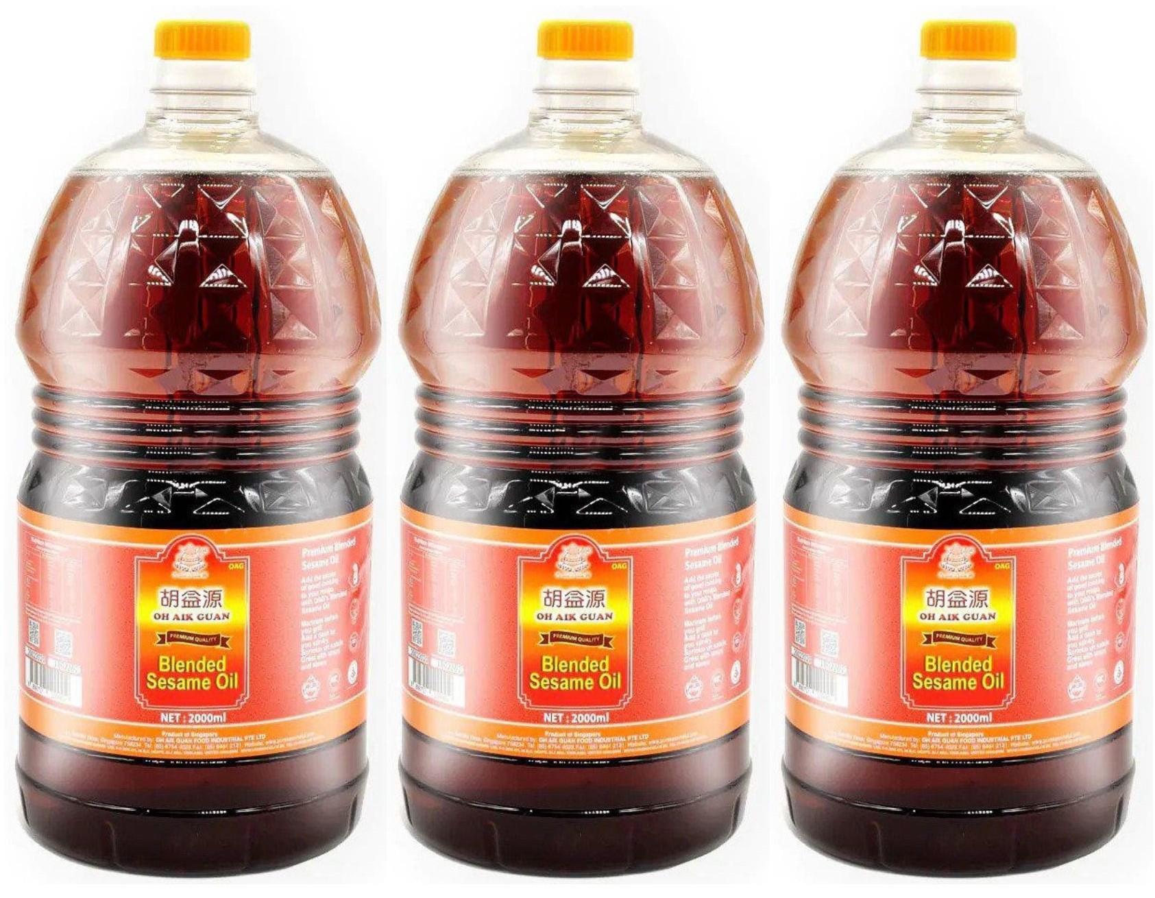 Oh Aik Guan Blended Sesame Oil - 2L ( Pack of 1 to 6 ) - Bulk Buy - Picture 4 of 5