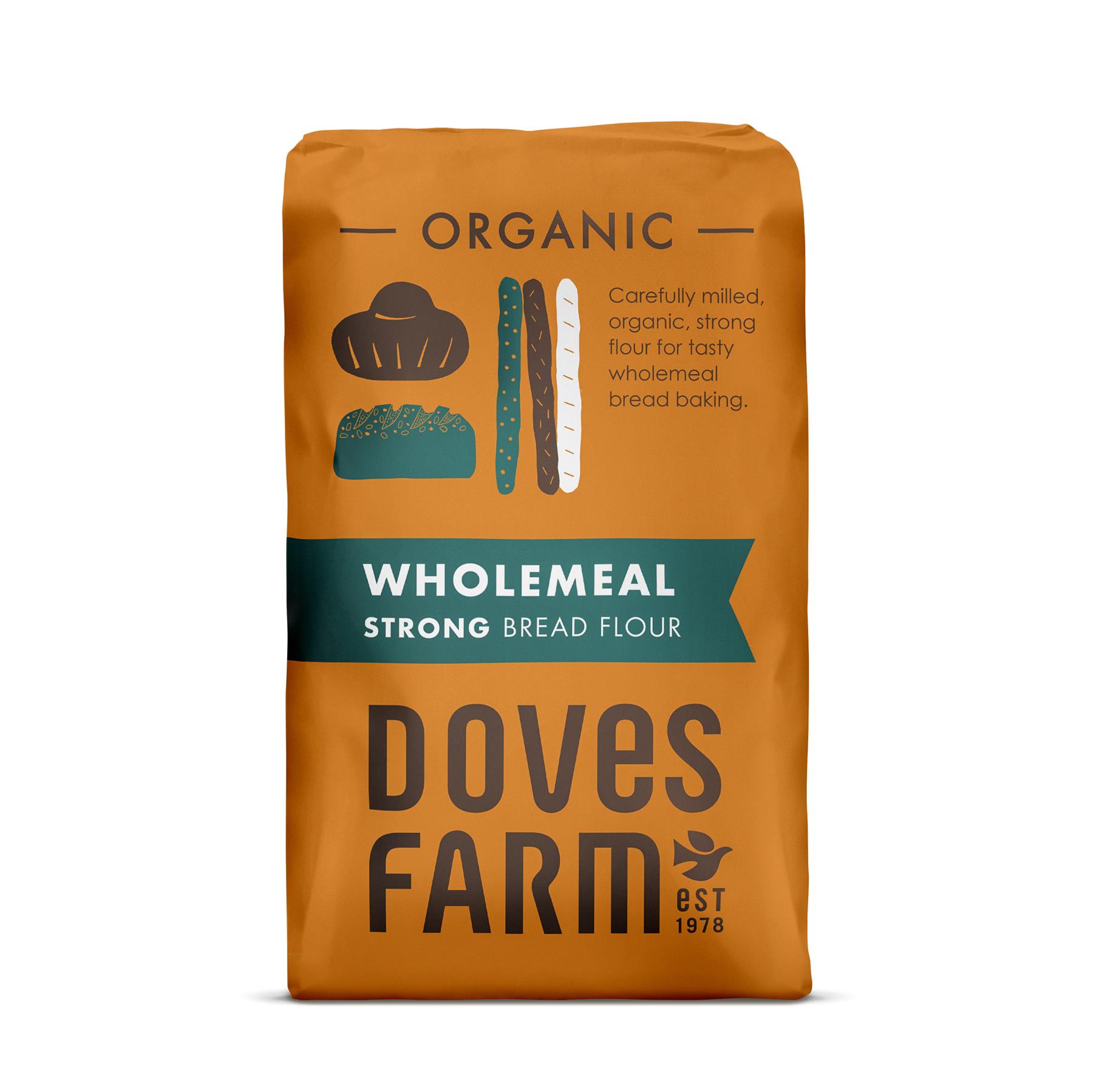 Doves Farm Organic Flour 1kg - 12 Types Available - Choose Your Favorite - Picture 13 of 15
