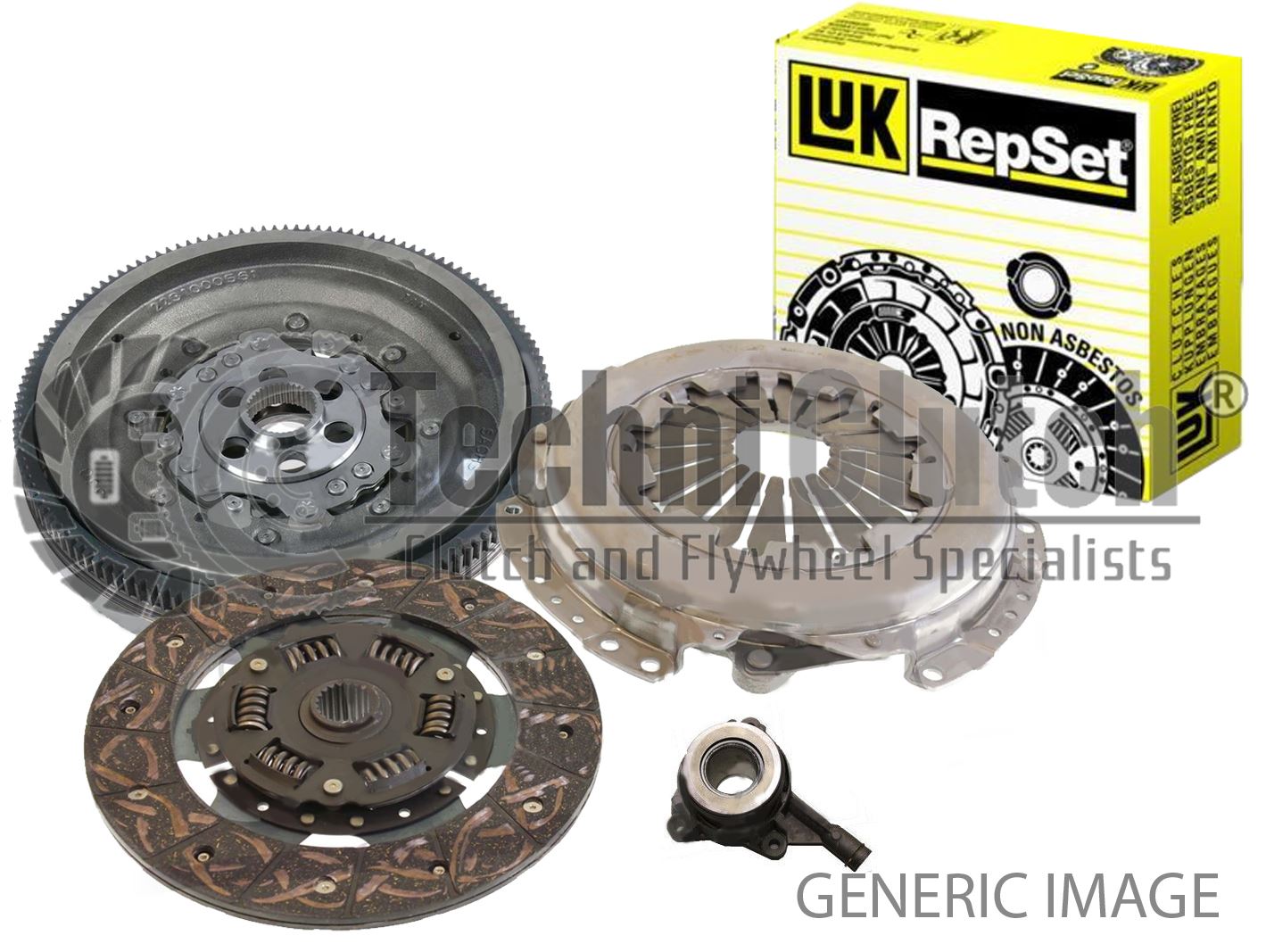 CHEVROLET CAPTIVA 2.0D DMF Flywheel Bolts 2006 on Dual Mass LuK Quality New