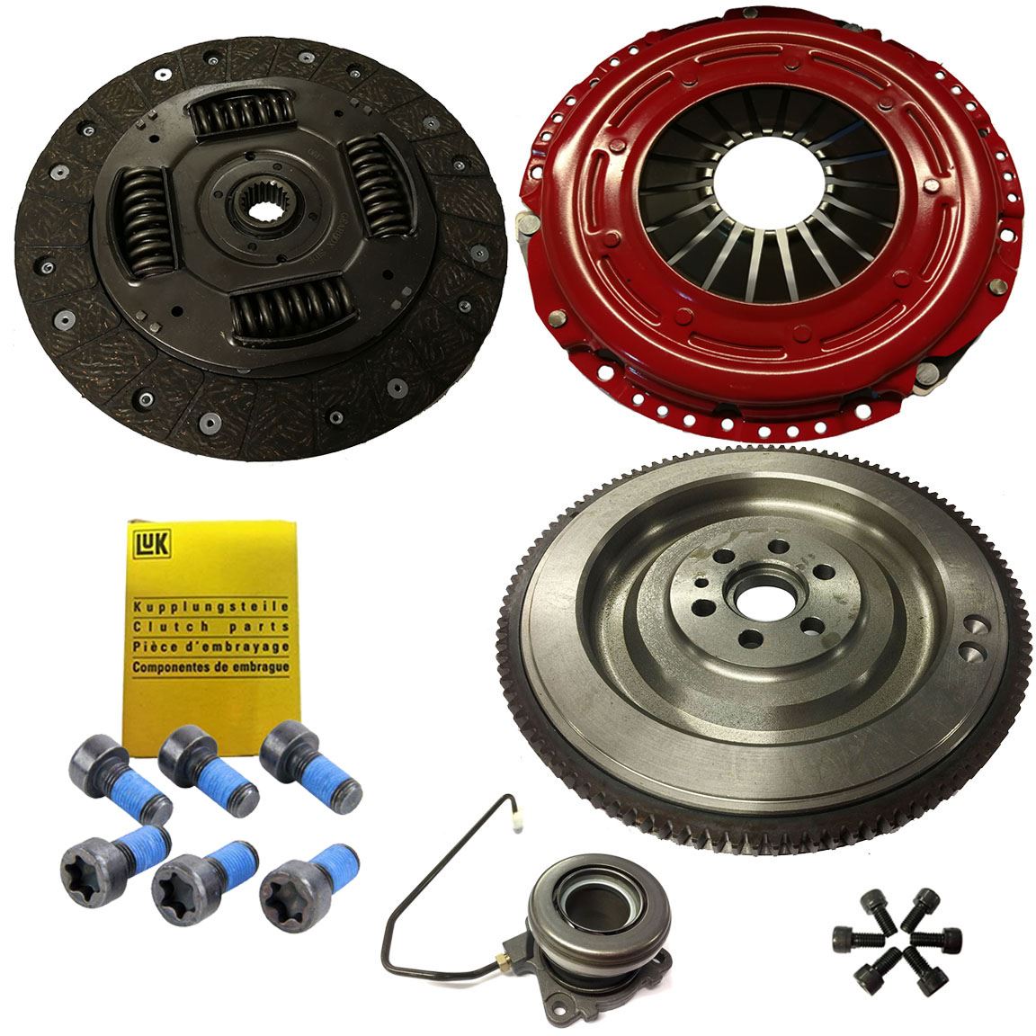 FLYWHEEL BOLTS AND CSC FOR OPEL VECTRA C GTS 1.9 CDTI CLUTCH KIT