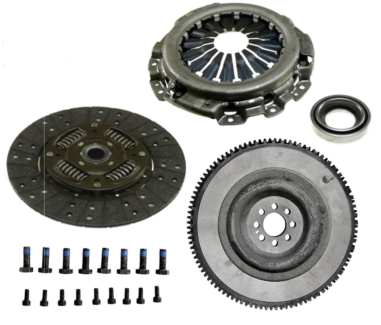 CLUTCH KIT WITH ZMS UMRUESTKIT DUAL MASS FLYWHEEL FOR A NISSAN NAVARA