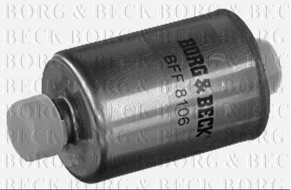 Borg /& Beck Filtro De Combustible Para Ford Fusion 1.6 74KW motor de gasolina
