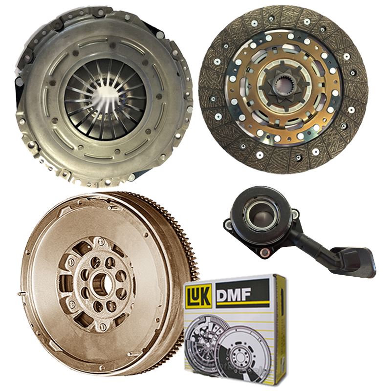 Clutch Kit+CSC Focus 1.8 TDCi Dual Mass Replacement SolidFlywheel