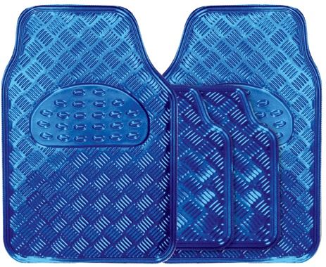 Juego de 4 tapetes de coche para adaptarse a Renault Scenic Ii acabado metálico juego de 4 opciones de colores - Imagen 3 de 6