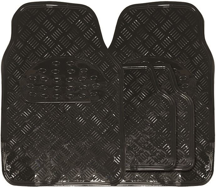 Juego de 4 tapetes de coche para adaptarse a Renault Scenic Ii acabado metálico juego de 4 opciones de colores - Imagen 2 de 6