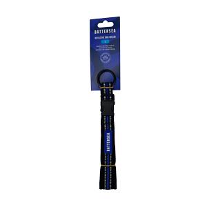 Battersea Reflektierendes Hundehalsband, Größe L, Blau – Verstellbar, Gepolstert, Mit Edelstahlring