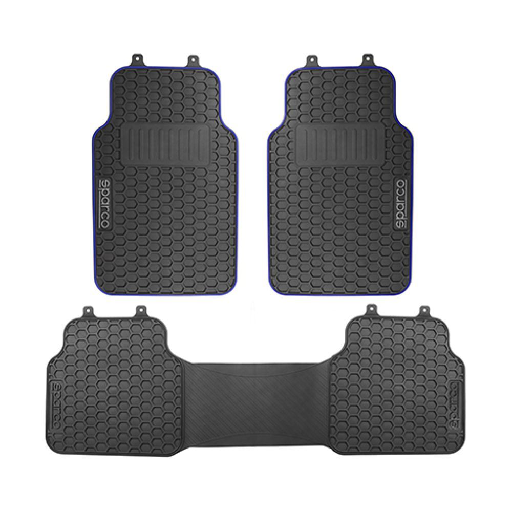 Rubber Car Mats To Fit Infiniti Qx30 Sparco Heavy Duty Set of 4 - Picture 2 of 10