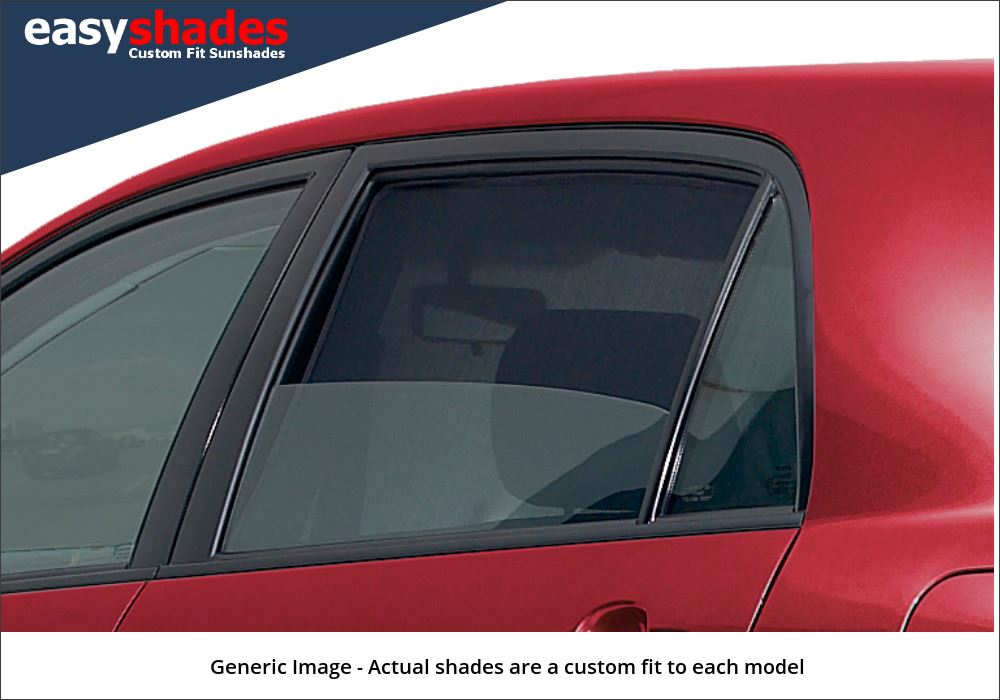 BMW X3 2010-18 CAR SUN SHADES WINDOW DOOR SHADES SET OF 2 B EASYSHADES UV TINT