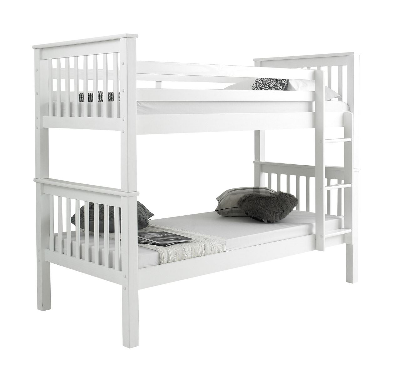 Bluemoon Beds 3FT Brazil Atlantis Bunk Bed Solid Pine Wood 2x Luxury