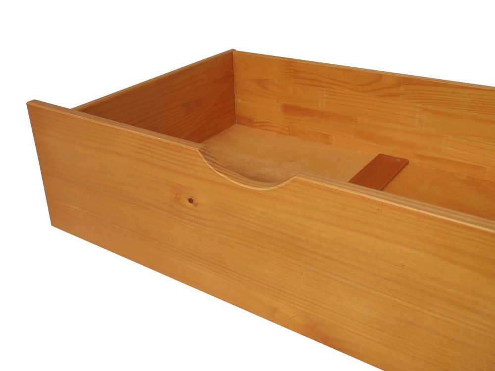 Happy Beds Underbed Storage Drawers Wooden Pair Furniture Bedroom