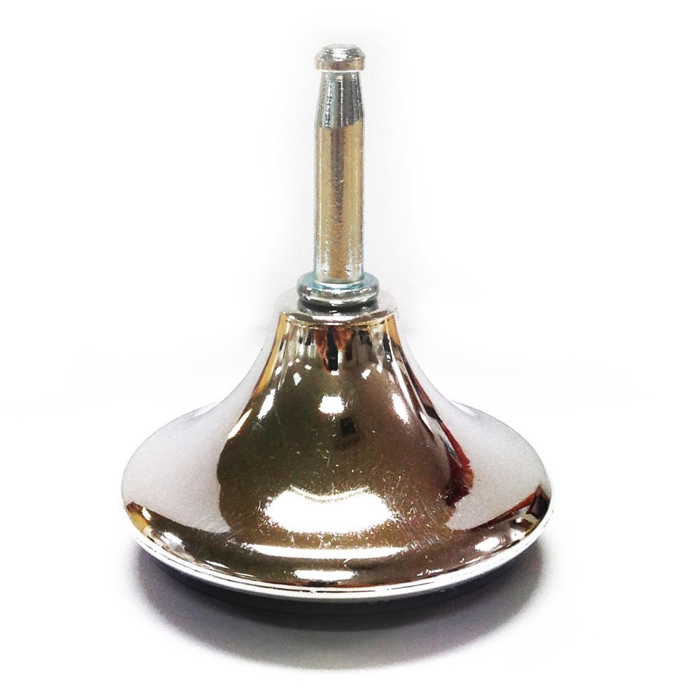 Chrome Gliders Silver Plastic With Inserts For Divan Beds Sofa