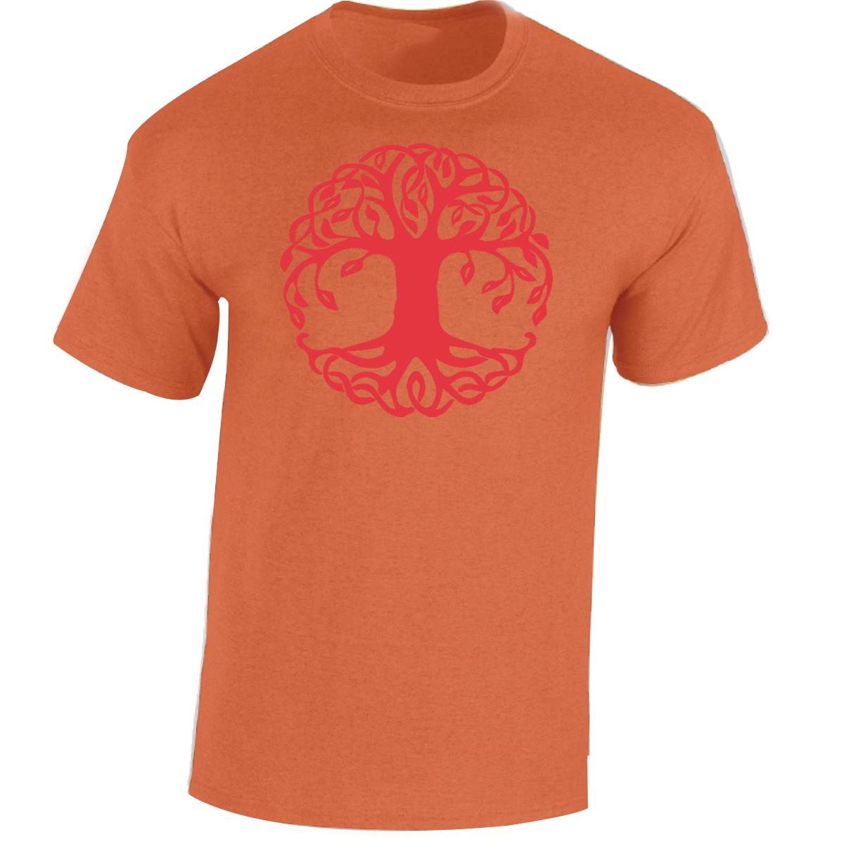 Yggdrasil Tree T-Shirt Tree of Life Celtic Tribal Tattoo Oak Mens Unisex Tops - Picture 35 of 50