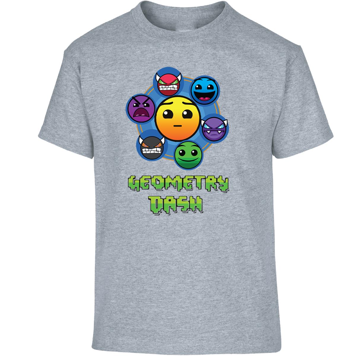 T-Shirt Geometrie Armaturenbrett Kinder Gaming Fans Jungen Mädchen coole Freizeitkleidung Geburtstagsgeschenk - Bild 12 von 13
