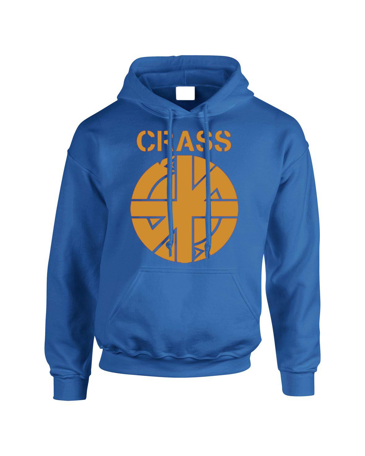Crass Logo Symbol Anarchy Pullover Punk Rock Anarchist Mens Wear Top Hoodie - Picture 21 of 28