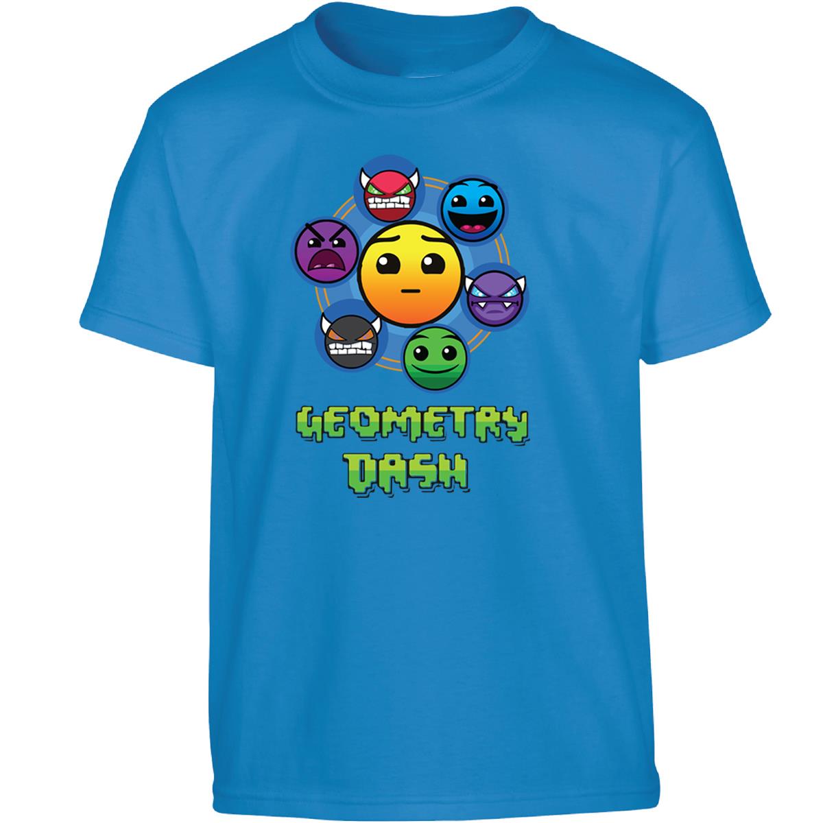 T-Shirt Geometrie Armaturenbrett Kinder Gaming Fans Jungen Mädchen coole Freizeitkleidung Geburtstagsgeschenk - Bild 11 von 13
