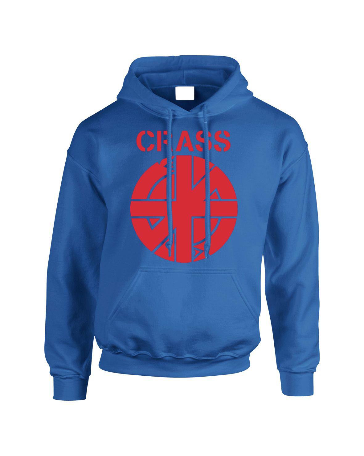 Crass Logo Symbol Anarchy Pullover Punk Rock Anarchist Mens Wear Top Hoodie - Picture 23 of 28