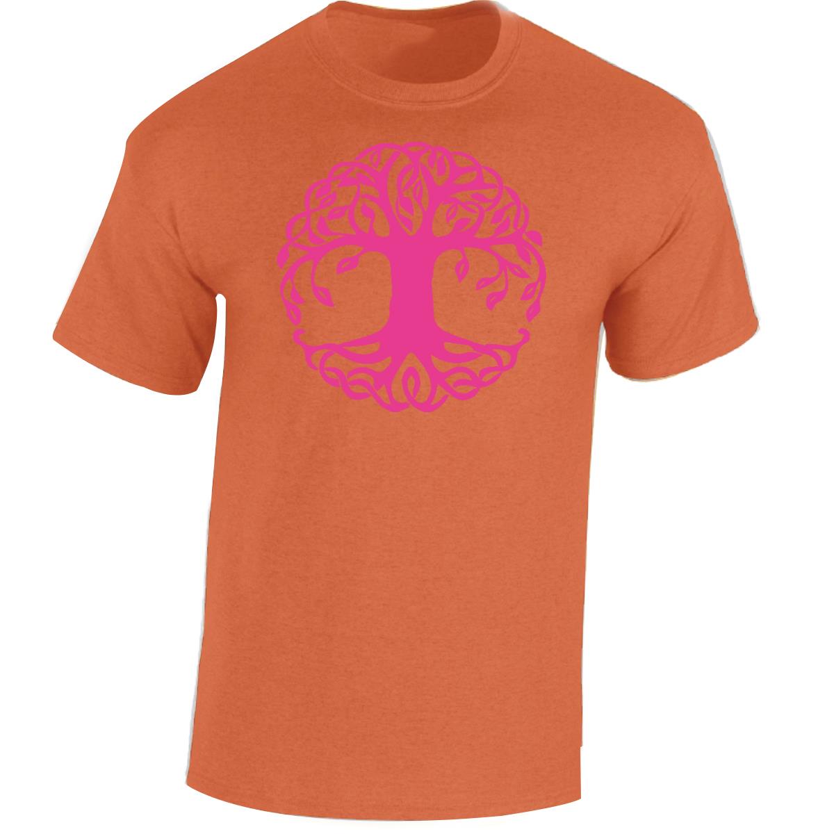 Yggdrasil Tree T-Shirt Tree of Life Celtic Tribal Tattoo Oak Mens Unisex Tops - Picture 34 of 50