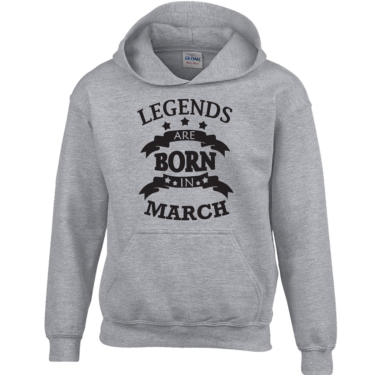 ALL Birthday Legend March Top GIFT Inspired Kids Mens Hoodie New Born Funny TEE