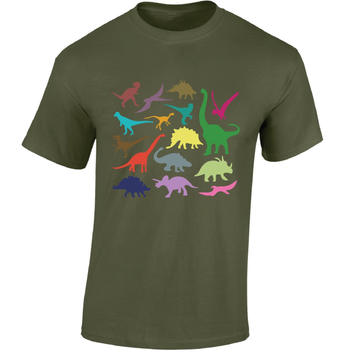 Just Dinosaurs Top lustig Tier Witz Herren T-Shirt Naturgeschichte Velociraptor - Bild 10 von 16