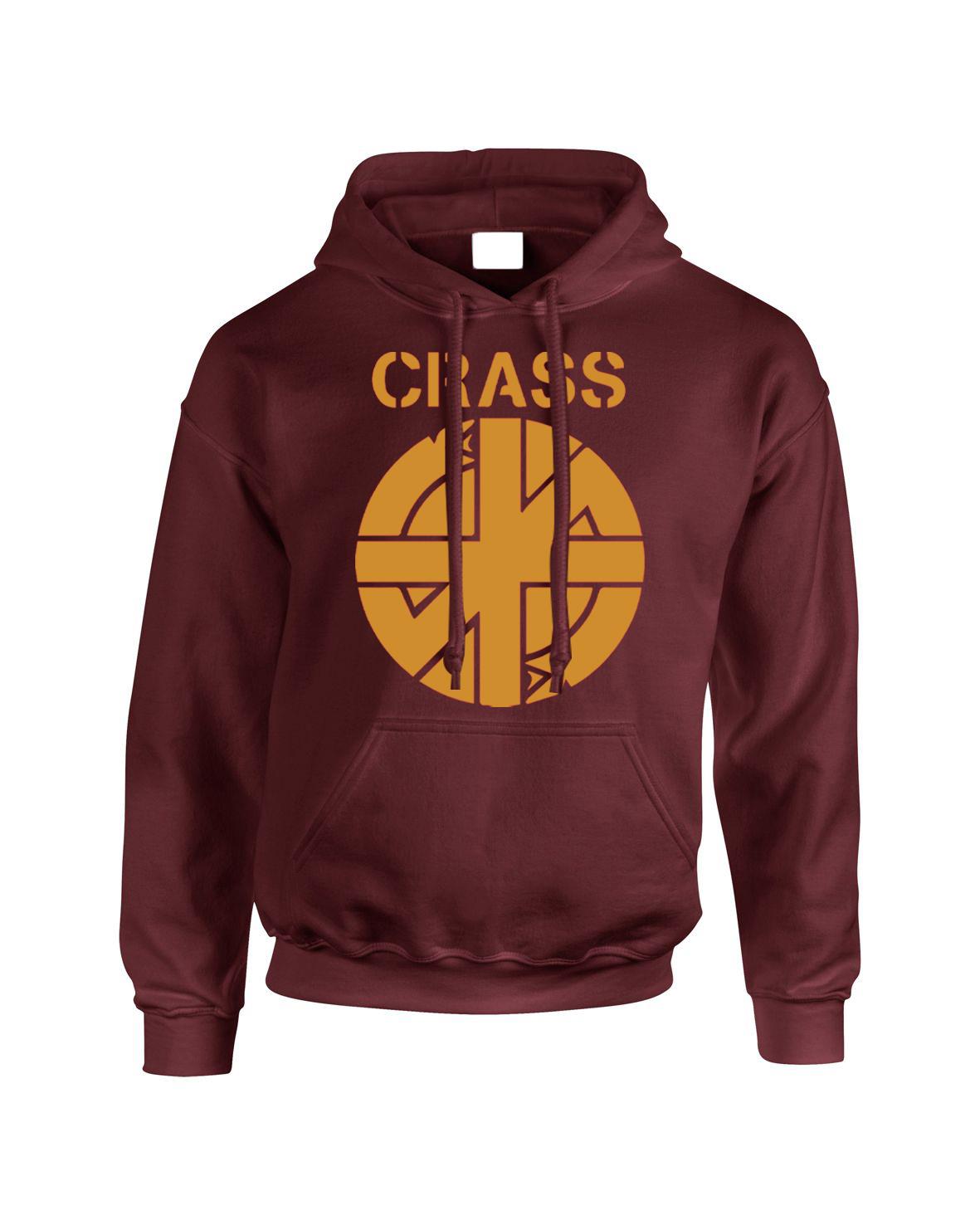 Crass Logo Symbol Anarchy Pullover Punk Rock Anarchist Mens Wear Top Hoodie - Picture 14 of 28
