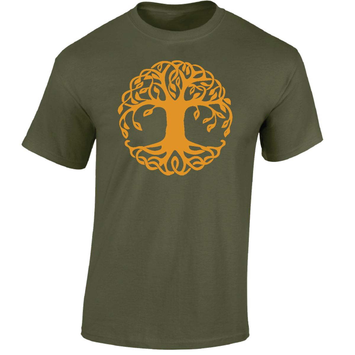 Yggdrasil Tree T-Shirt Tree of Life Celtic Tribal Tattoo Oak Mens Unisex Tops - Picture 25 of 50