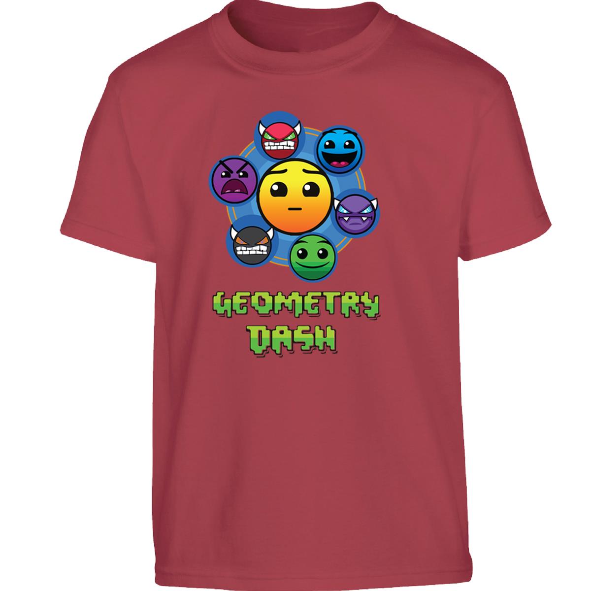 T-Shirt Geometrie Armaturenbrett Kinder Gaming Fans Jungen Mädchen coole Freizeitkleidung Geburtstagsgeschenk - Bild 10 von 13
