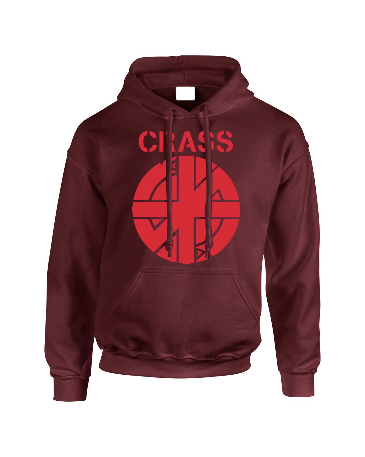 Crass Logo Symbol Anarchy Pullover Punk Rock Anarchist Mens Wear Top Hoodie - Picture 16 of 28