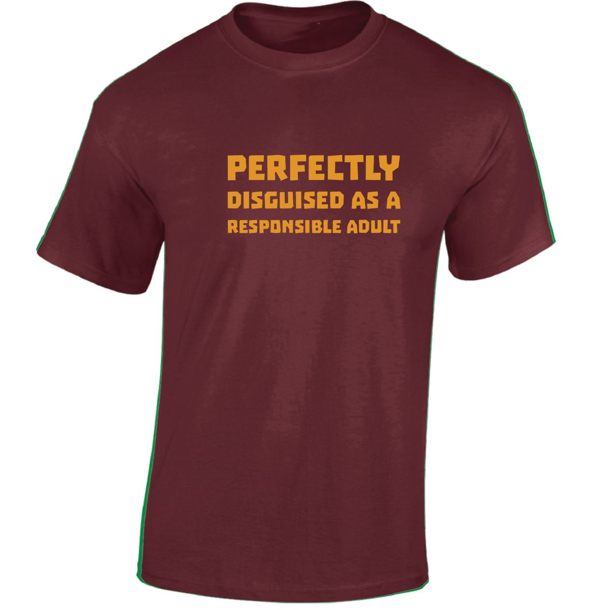 Perfectly Disguised As A Responsible Adult Funny Mens Womens T shirt Slogan Tee - Picture 18 of 48