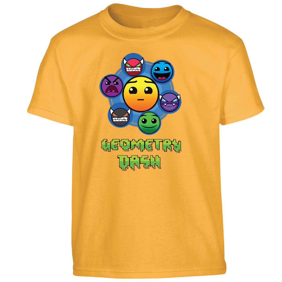 T-Shirt Geometrie Armaturenbrett Kinder Gaming Fans Jungen Mädchen coole Freizeitkleidung Geburtstagsgeschenk - Bild 6 von 13