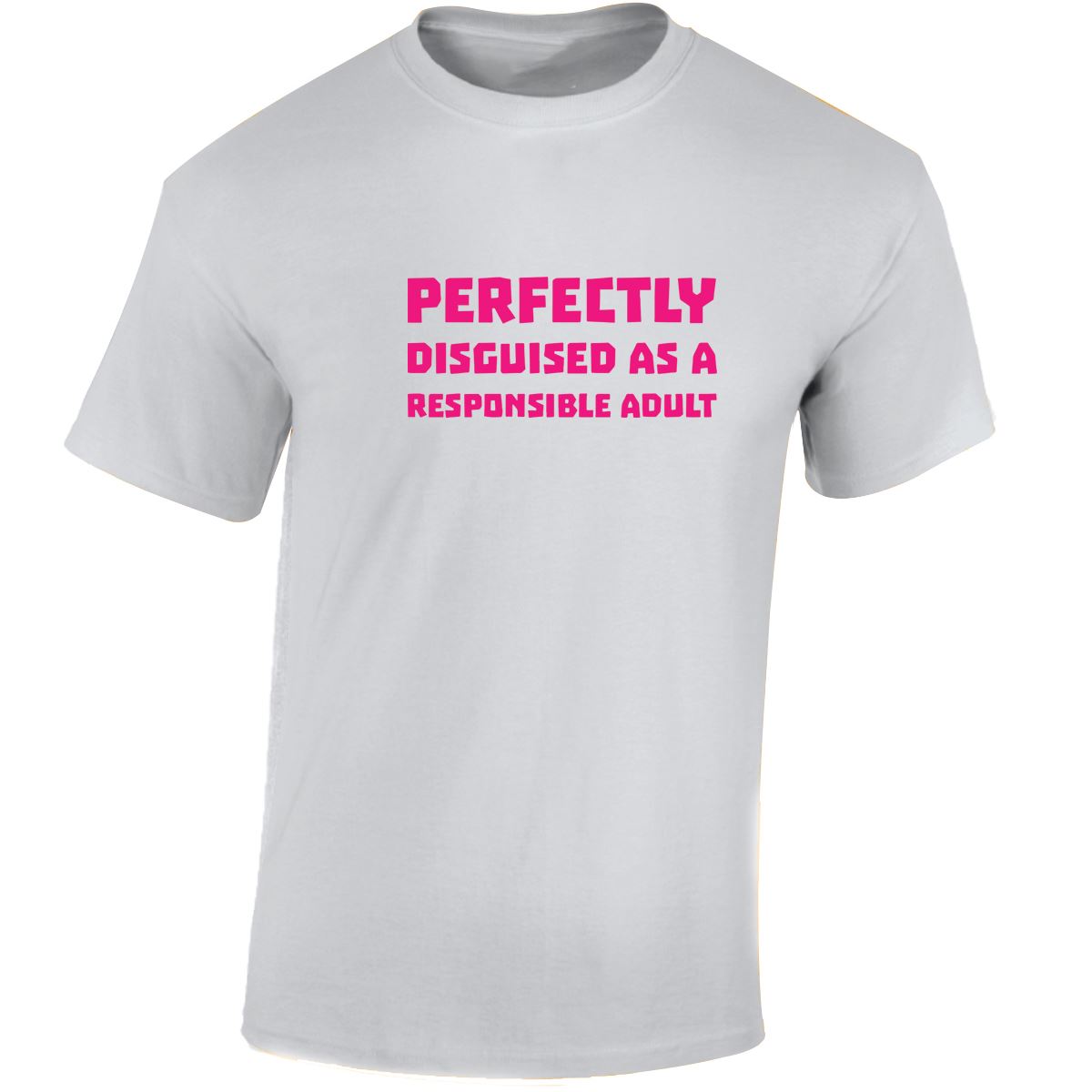 Perfectly Disguised As A Responsible Adult Funny Mens Womens T shirt Slogan Tee - Picture 47 of 48