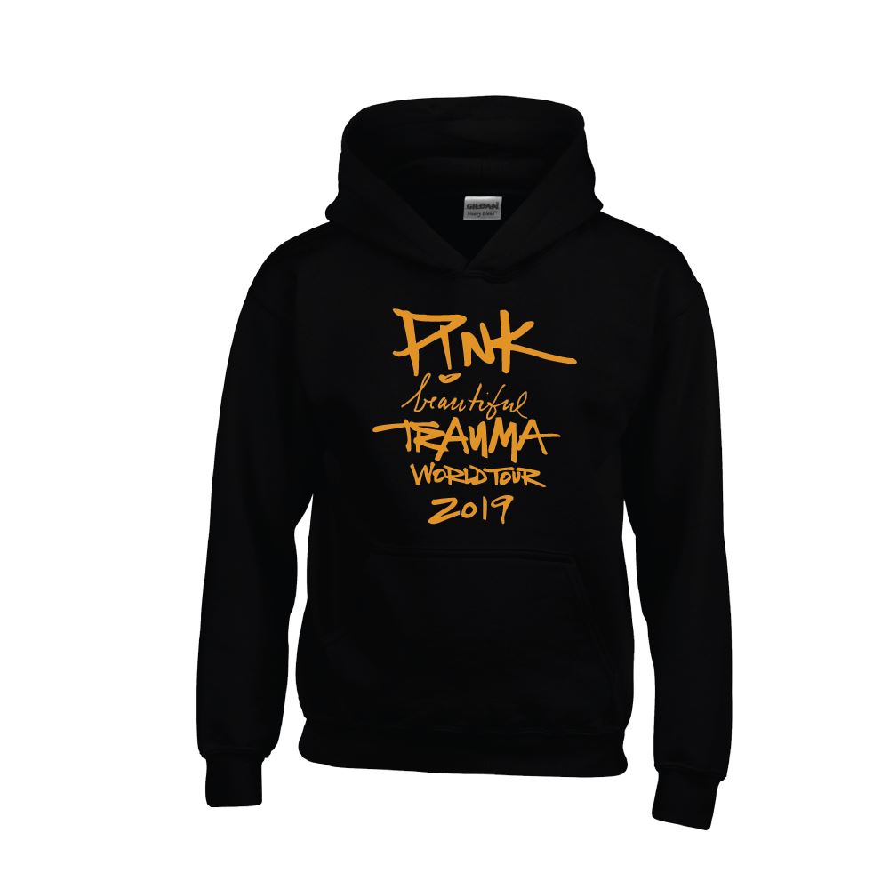 pink beautiful trauma tour hoodie