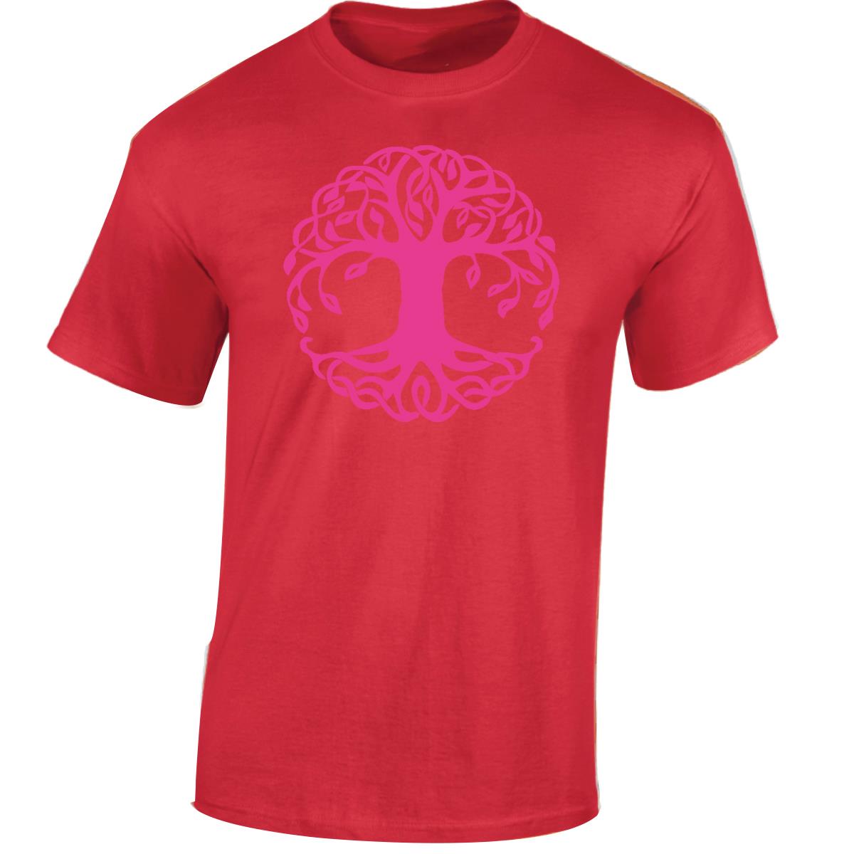 Yggdrasil Tree T-Shirt Tree of Life Celtic Tribal Tattoo Oak Mens Unisex Tops - Picture 38 of 50