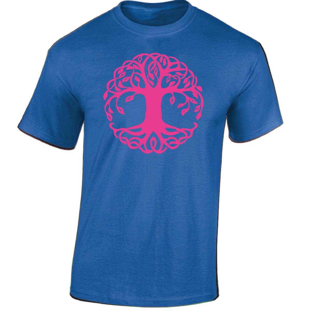 Yggdrasil Tree T-Shirt Tree of Life Celtic Tribal Tattoo Oak Mens Unisex Tops - Picture 40 of 50