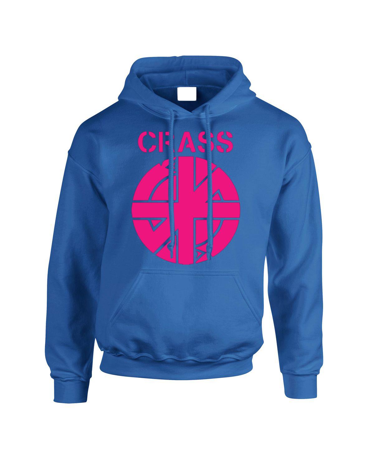 Crass Logo Symbol Anarchy Pullover Punk Rock Anarchist Mens Wear Top Hoodie - Picture 22 of 28