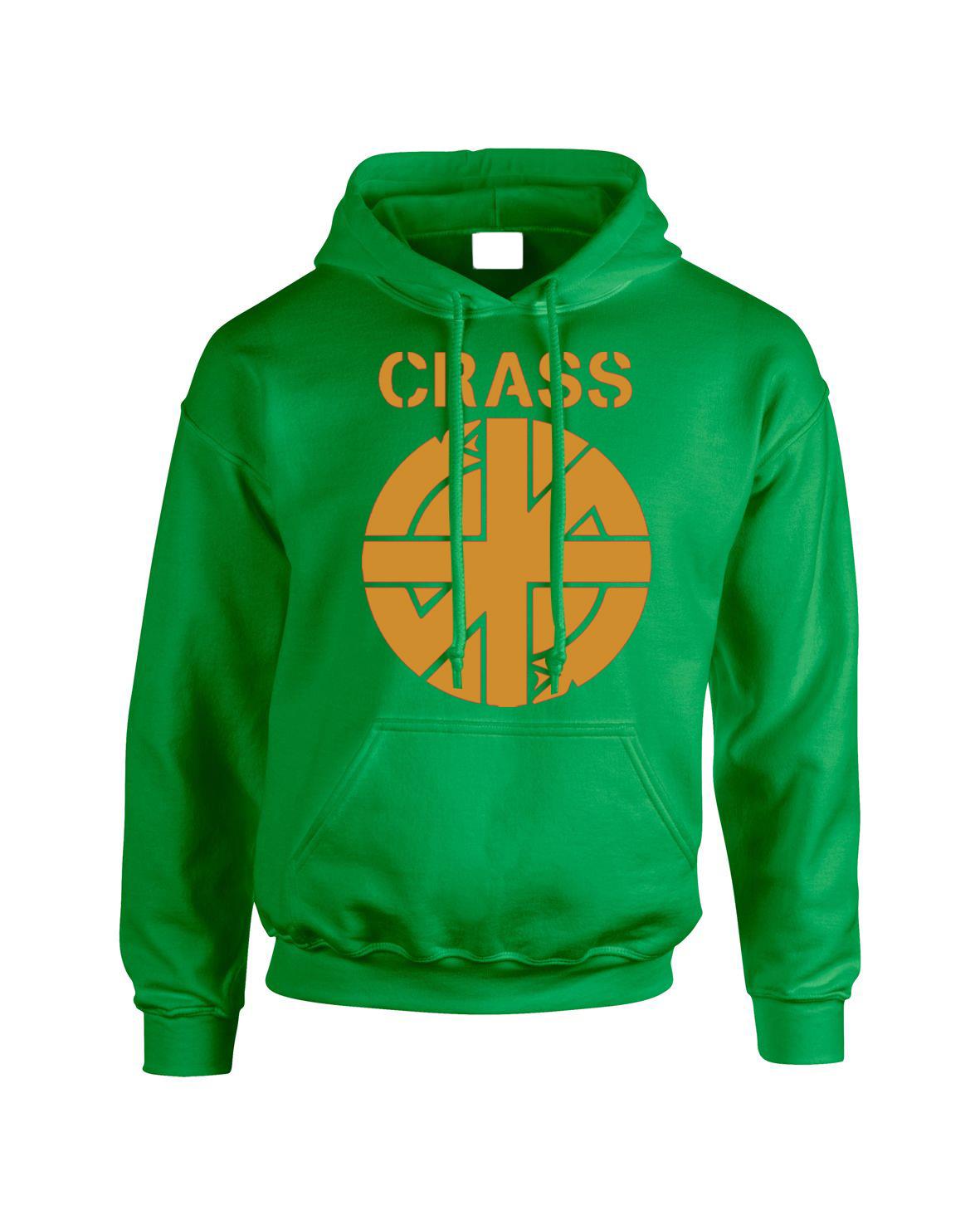 Crass Logo Symbol Anarchy Pullover Punk Rock Anarchist Mens Wear Top Hoodie - Picture 11 of 28