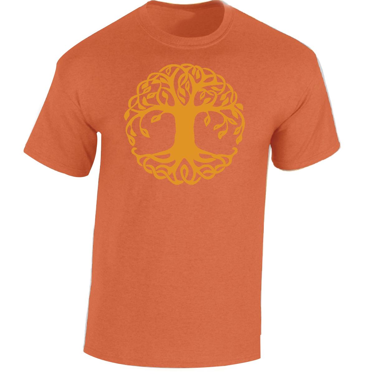 Yggdrasil Tree T-Shirt Tree of Life Celtic Tribal Tattoo Oak Mens Unisex Tops - Picture 33 of 50