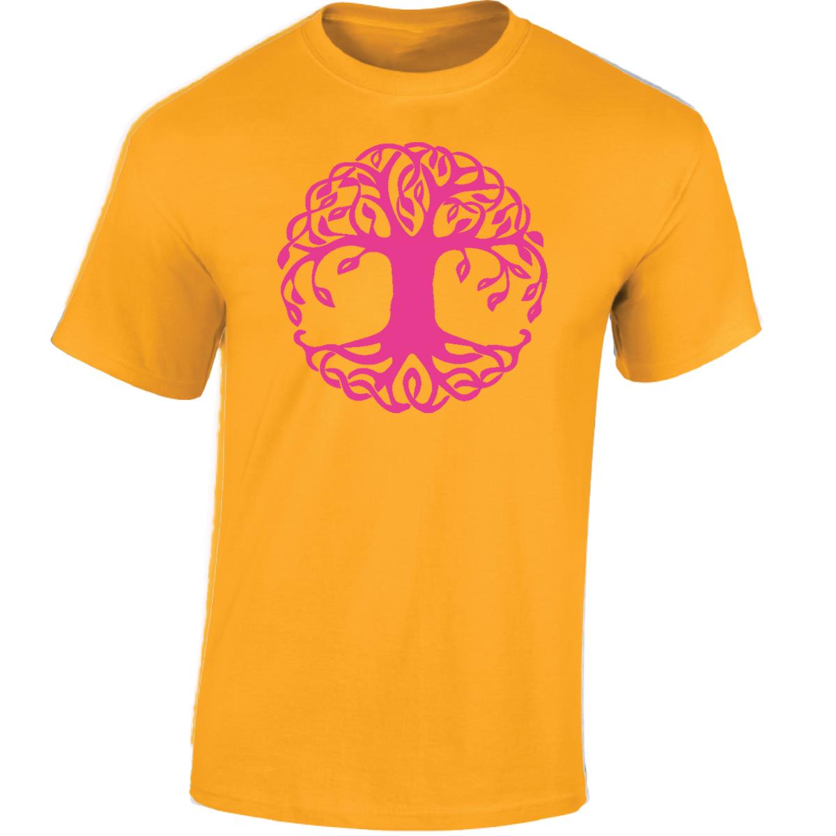 Yggdrasil Tree T-Shirt Tree of Life Celtic Tribal Tattoo Oak Mens Unisex Tops - Picture 14 of 50