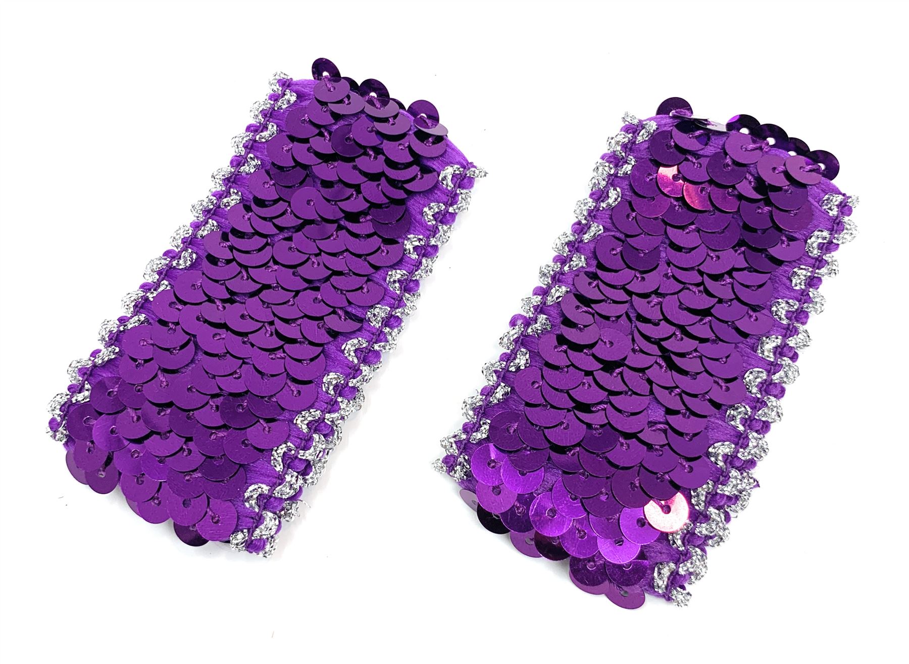 *Reino Unido* 2x Muñequera Elástica Lentejuelas de Colores Nuevo Elástico Delgado Par - Imagen 27 de 50