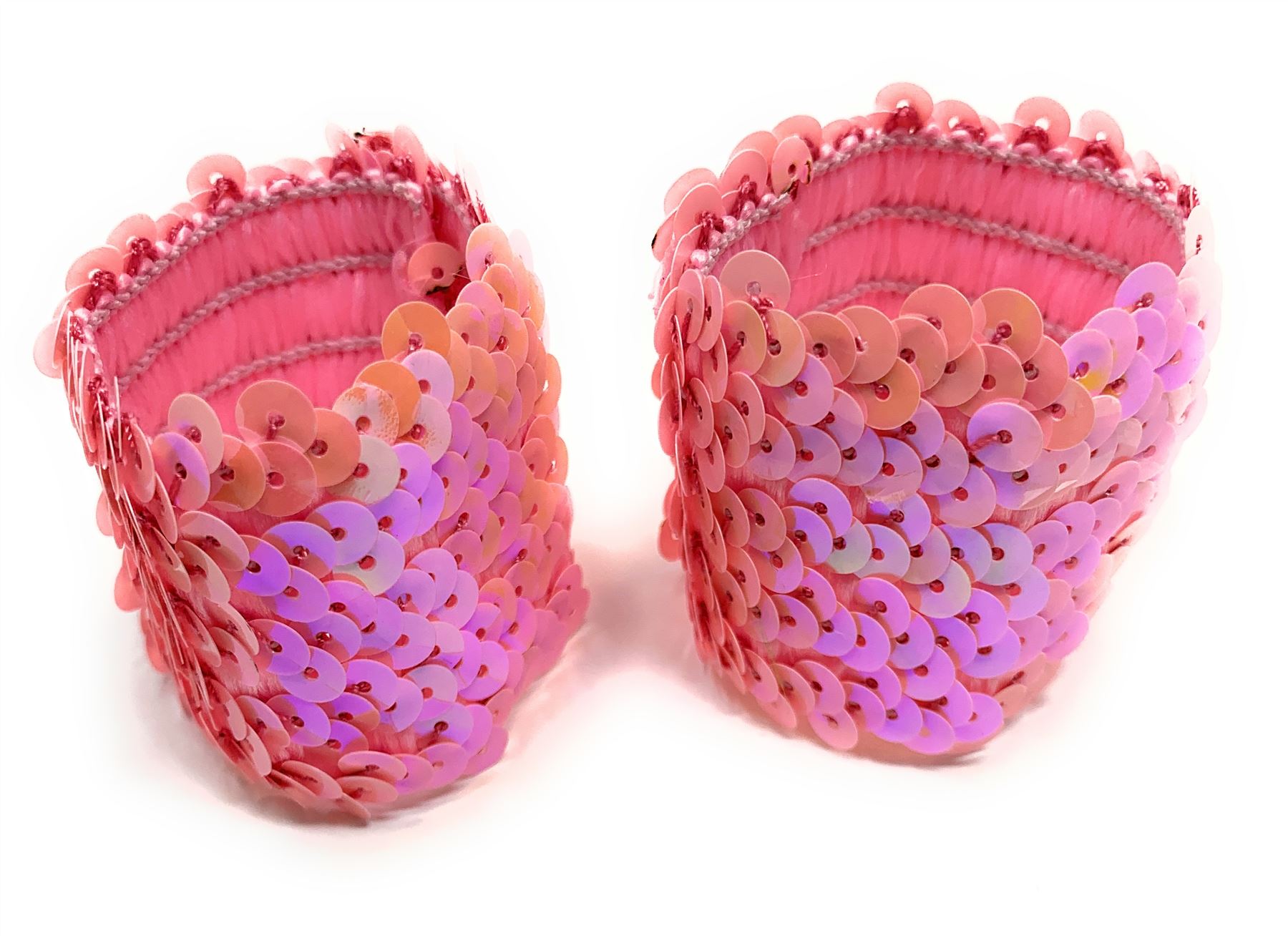 *Reino Unido* 2x Muñequera Elástica Lentejuelas de Colores Nuevo Elástico Delgado Par - Imagen 23 de 50