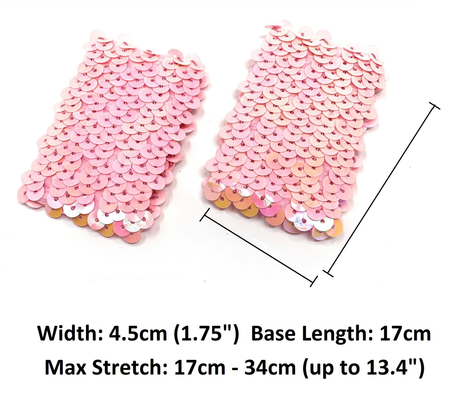 *Reino Unido* 2x Muñequera Elástica Lentejuelas de Colores Nuevo Elástico Delgado Par - Imagen 22 de 50