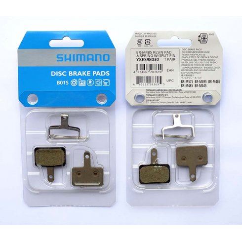 shimano b01s resin disc brake pads